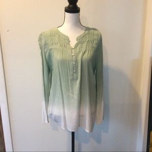 Bondolino Green Ombre Top Size L